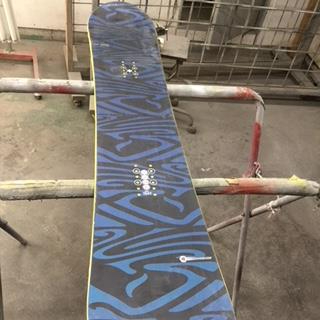 スノーボード　銀鏡塗装　メッキ　飯能鈑金塗装